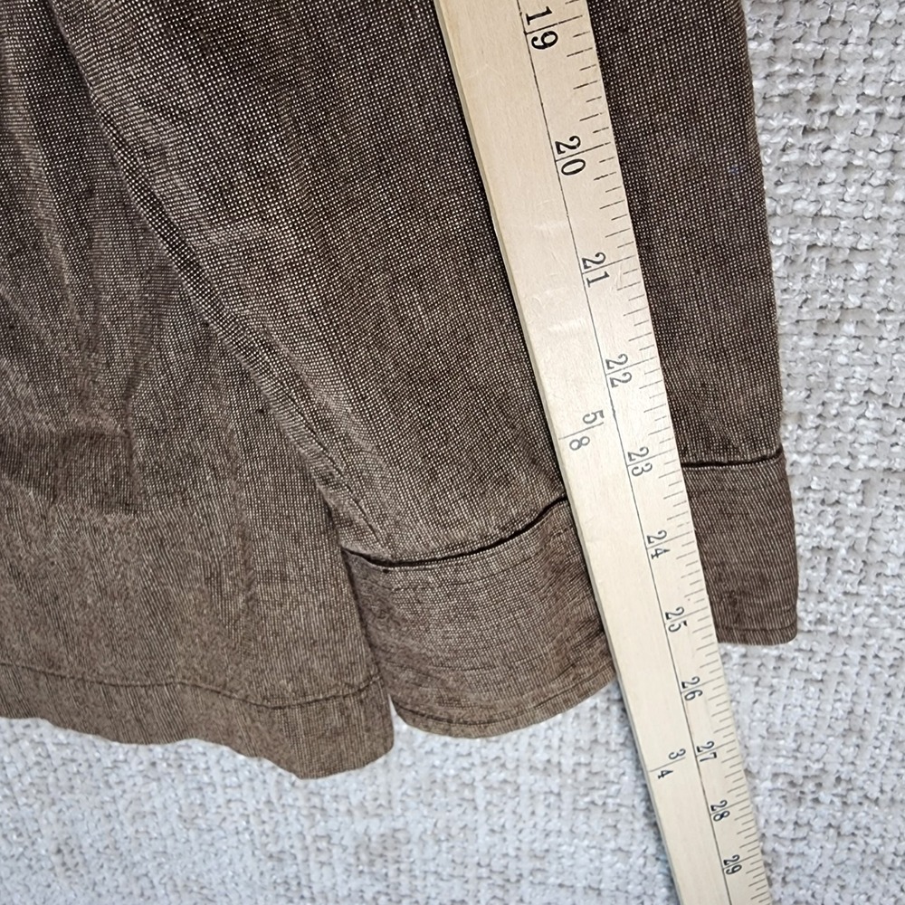 Kuhl 100% Cotton Shirt Mens XL Brown Button Up Long Sleeve Outdoors Hiking - Picture 8 of 13